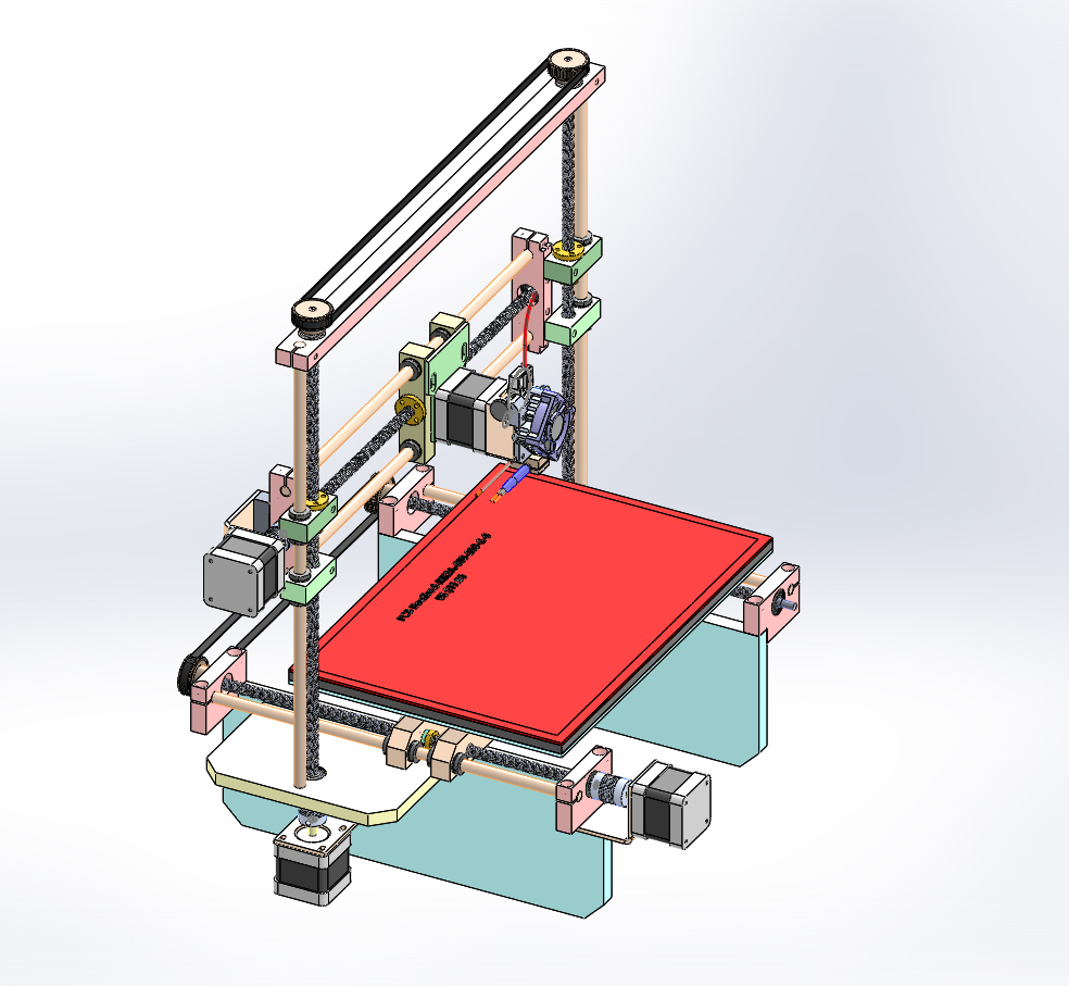 3D打印机300X200X200 V3